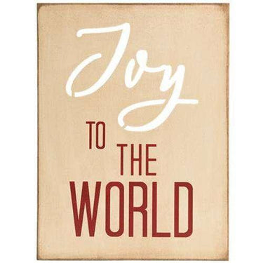 *Joy to the World Cutout Wood Sign - The Fox Decor